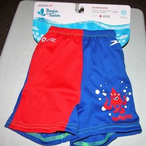 Speedo Begin to Swim UV Boys’ Red/Blue Swim Diaper